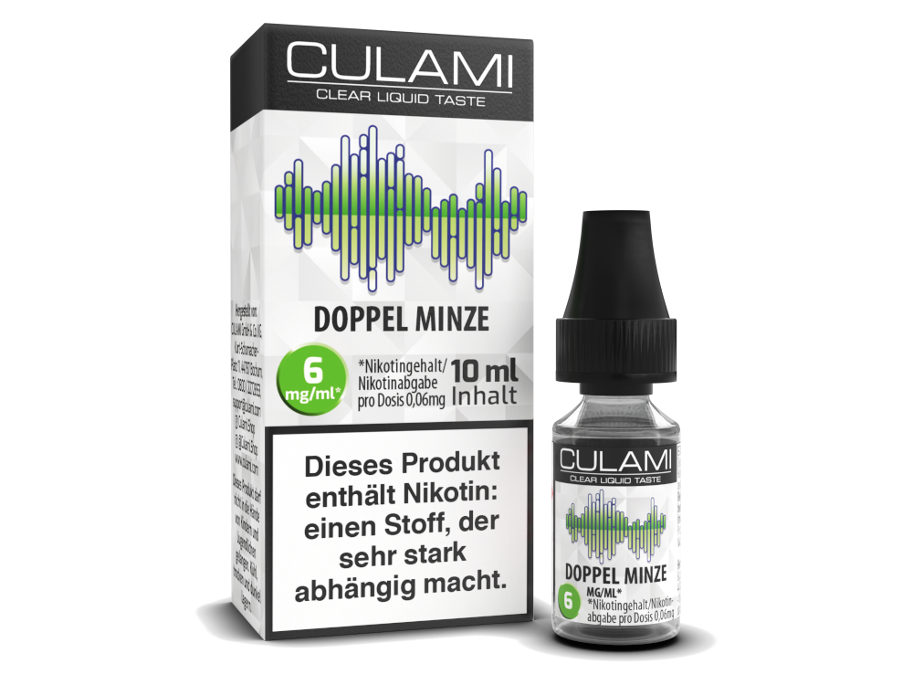 Culami - Doppel Minze E-Zigaretten Liquid 6 mg/ml