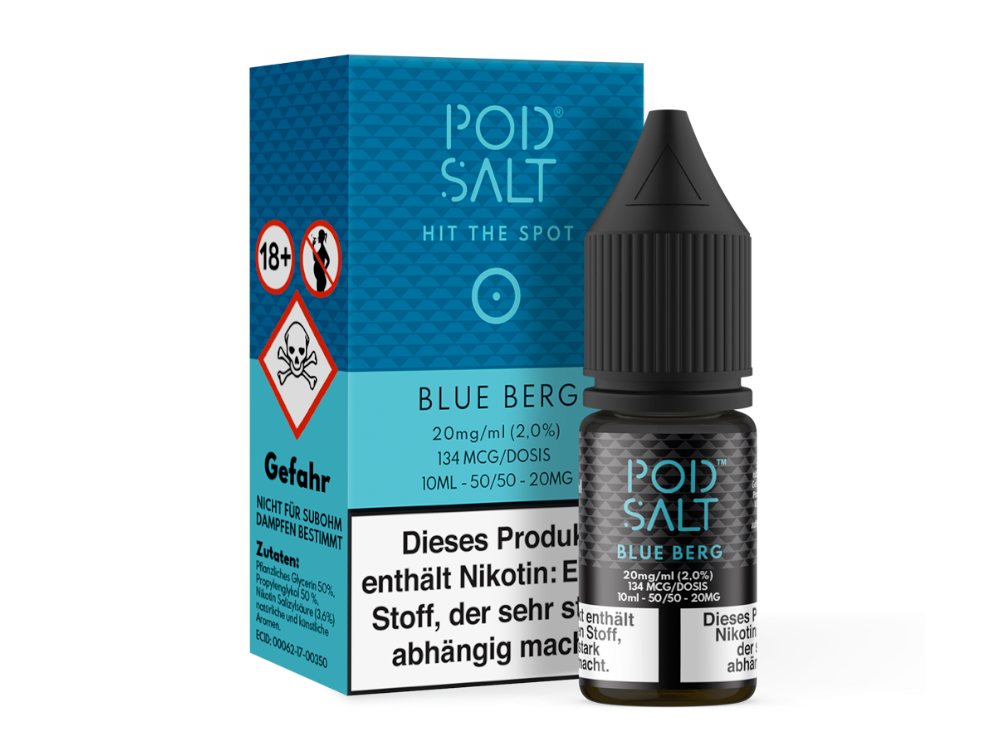 Pod Salt - Blue Berg - Nikotinsalz Liquid 20 mg/ml