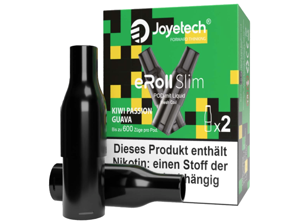 Joyetech - eRoll Slim Pod Kiwi Passion Guava 20 mg/ml (2 Stück pro Packung)