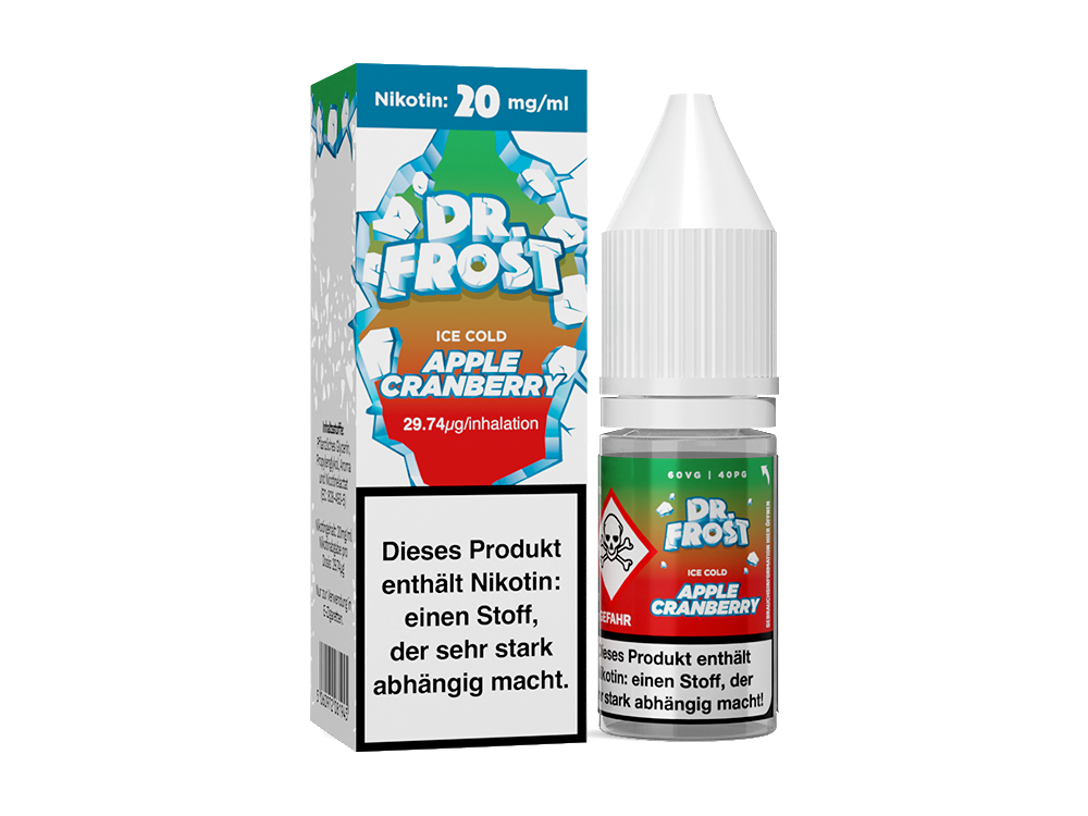 Dr. Frost - Ice Cold - Apple Cranberry - Nikotinsalz Liquid 20mg/ml