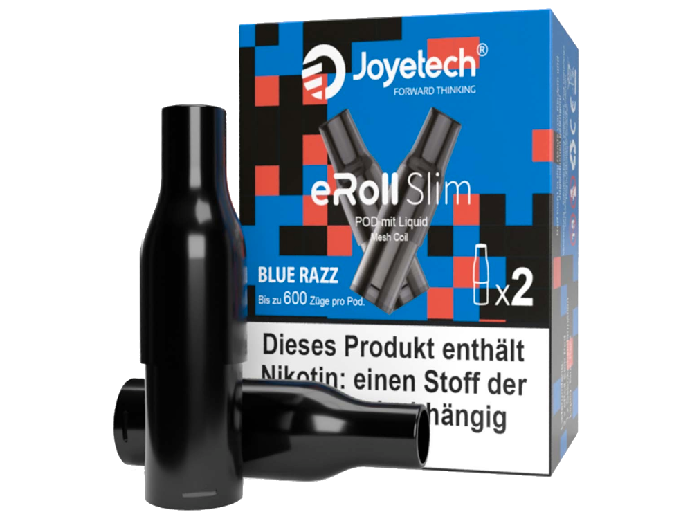 Joyetech - eRoll Slim Pod Blue Razz 20 mg/ml (2 Stück pro Packung)