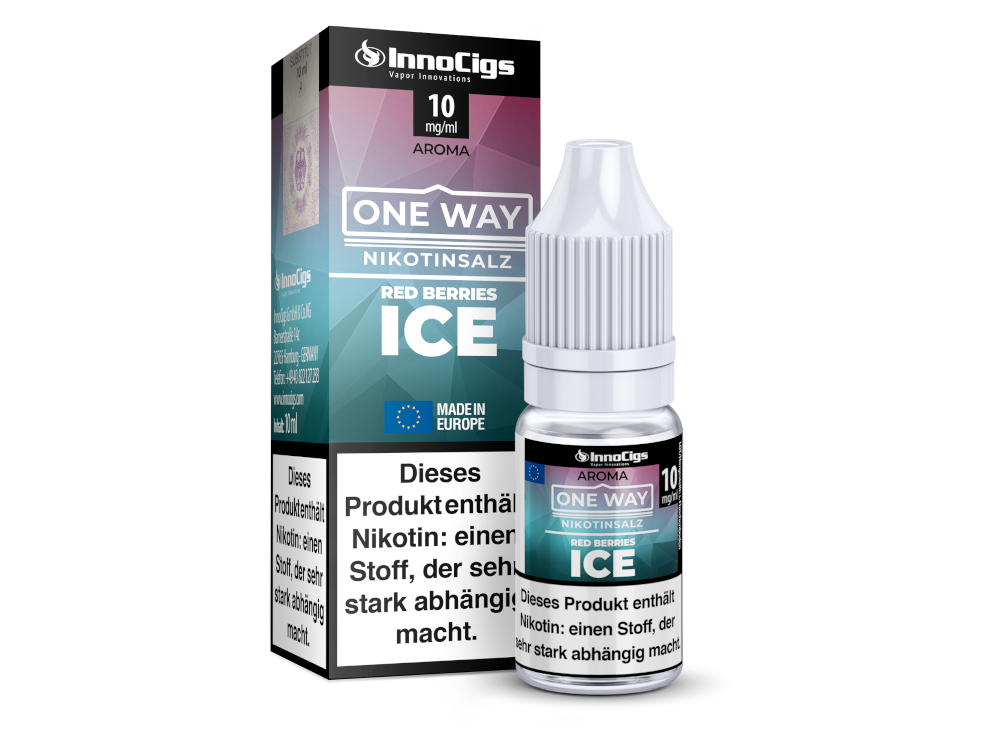 InnoCigs - One Way - Red Berries Ice - Nikotinsalz Liquid 10 mg/ml
