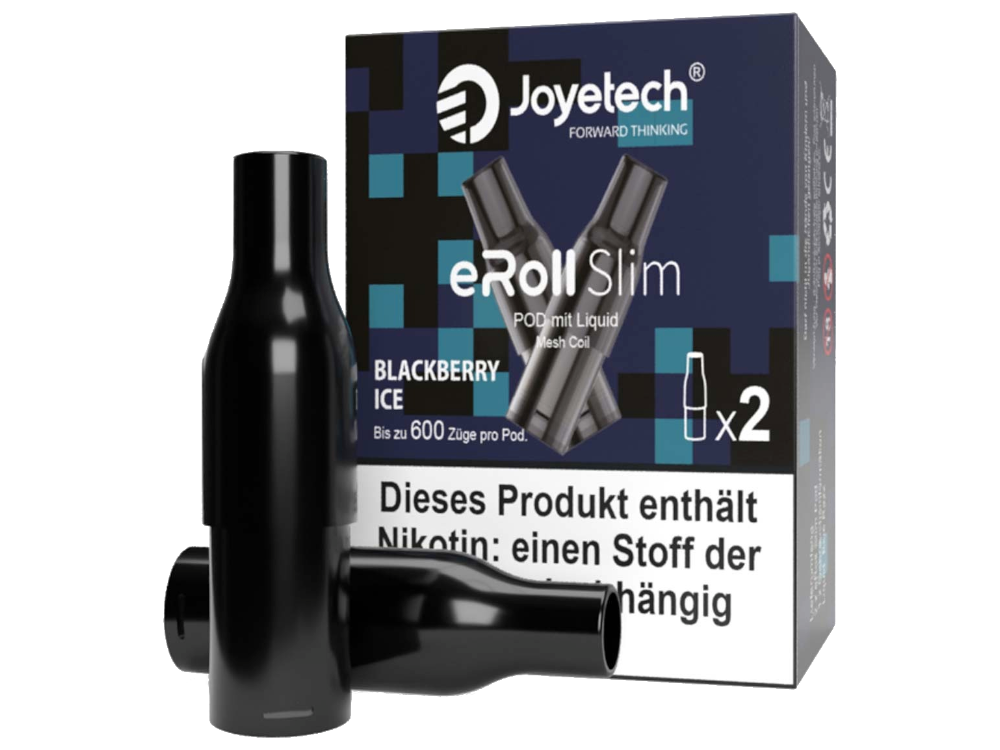 Joyetech - eRoll Slim Pod Blackberry Ice 20 mg/ml (2 Stück pro Packung)