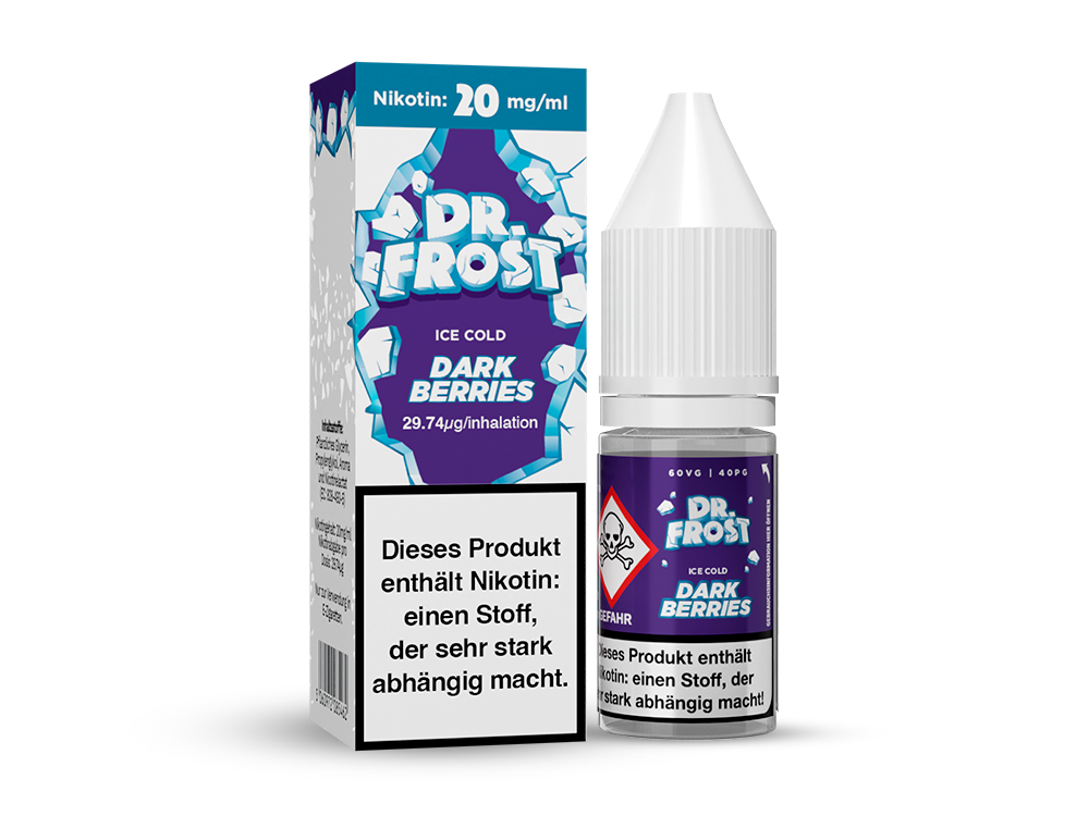 Dr. Frost - Ice Cold - Dark Berries - Nikotinsalz Liquid 20 mg/ml