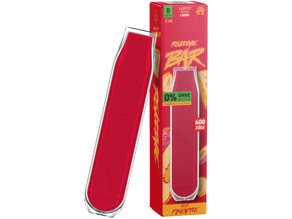 Revoltage - Bar Einweg E-Zigarette - Red Pineapple 0 mg/ml