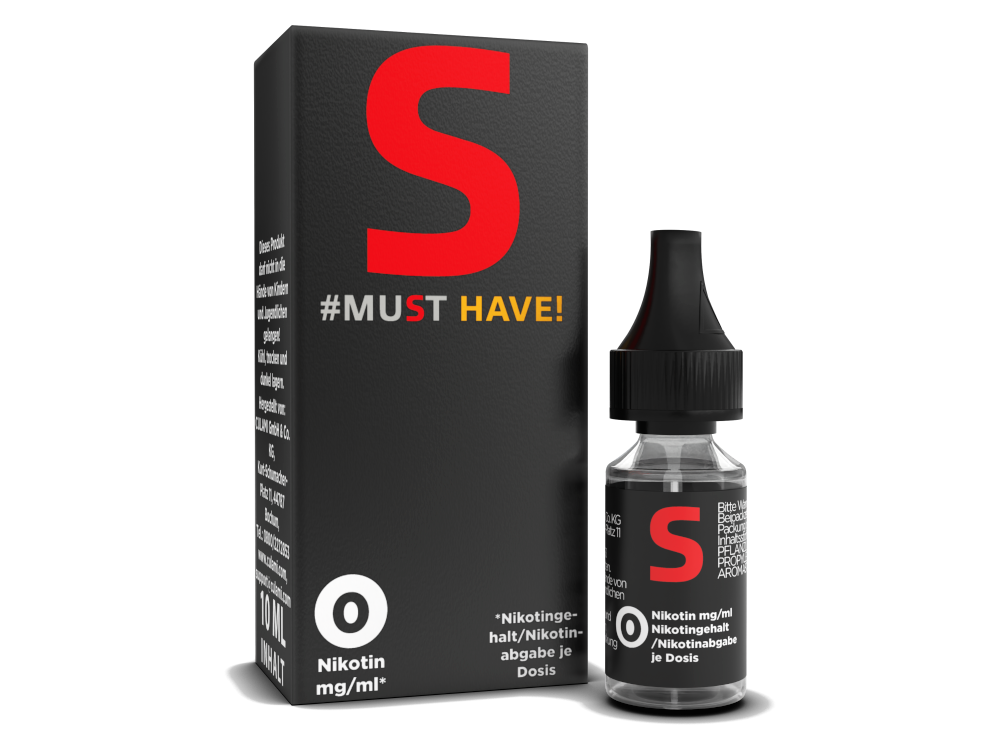 Must Have - S - E-Zigaretten Liquid 0 mg/ml