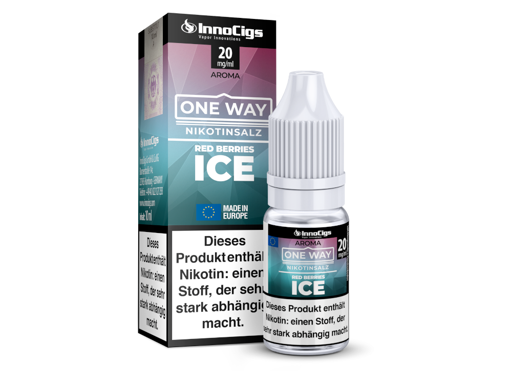 InnoCigs - One Way - Red Berries Ice - Nikotinsalz Liquid 20 mg/ml