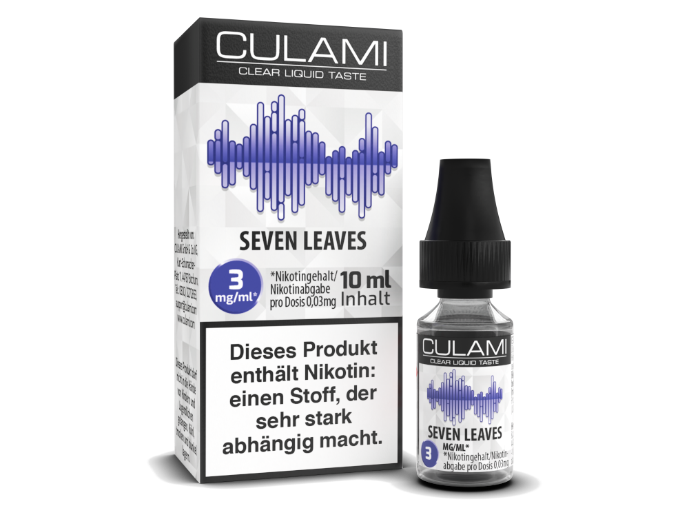 Culami - Seven Leaves E-Zigaretten Liquid 3 mg/ml