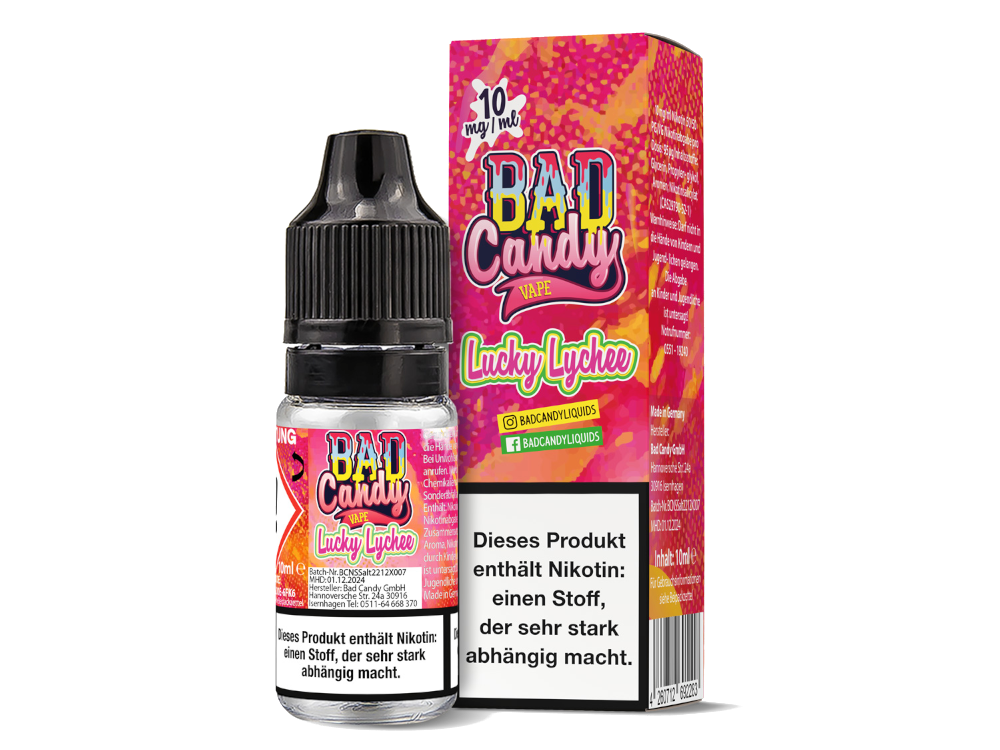 Bad Candy Liquids - Lucky Lychee - Nikotinsalz Liquid 10 mg/ml