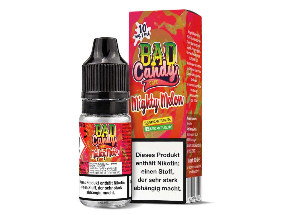 Bad Candy Liquids - Mighty Melon - Nikotinsalz Liquid 10 mg/ml