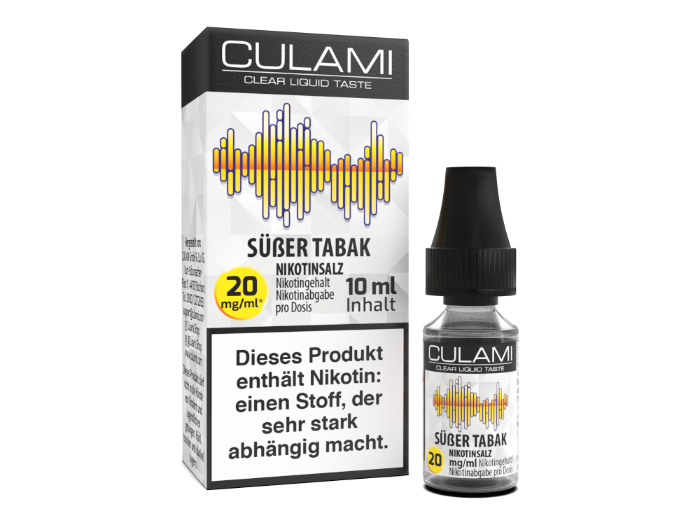 Culami - Süßer Tabak - Nikotinsalz Liquid 20 mg/ml