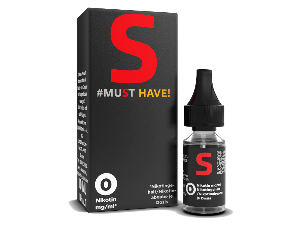 Must Have - S - E-Zigaretten Liquid 0 mg/ml