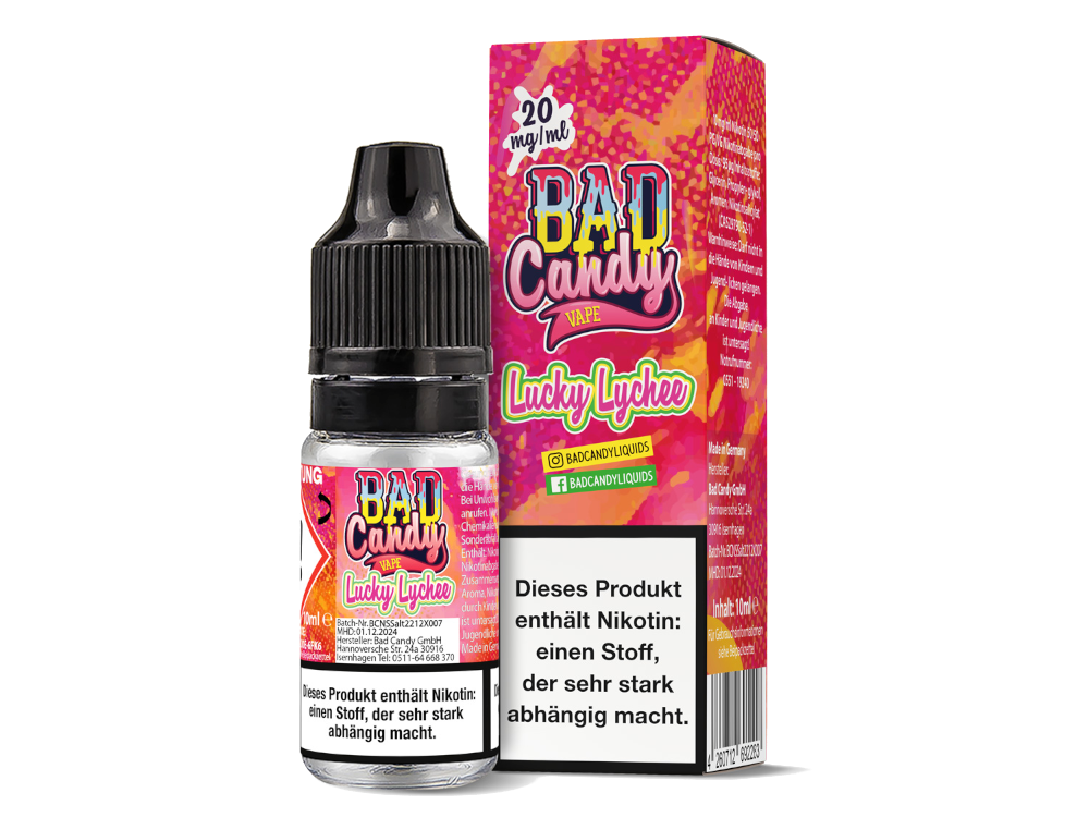 Bad Candy Liquids - Lucky Lychee - Nikotinsalz Liquid 20 mg/ml