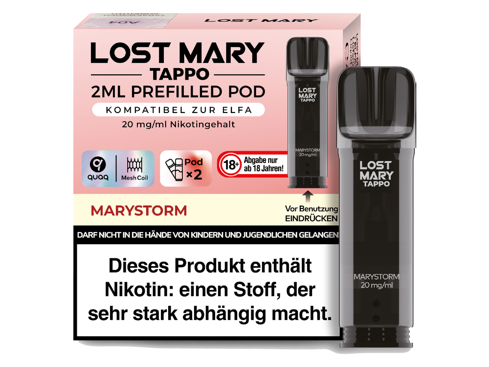 Lost Mary - Tappo Pod Marystorm 20 mg/ml (2 Stück pro Packung)