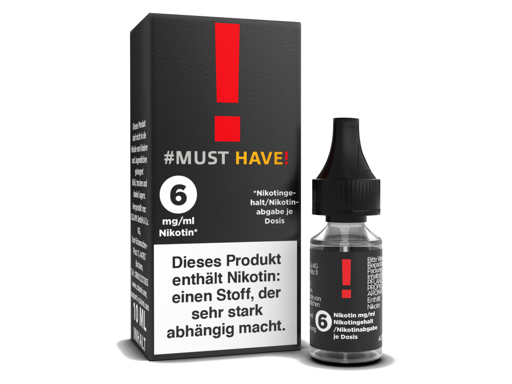 Must Have - ! - E-Zigaretten Liquid 6 mg/ml